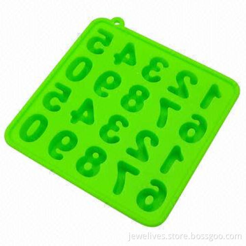 Numbers silicone chocolate molds